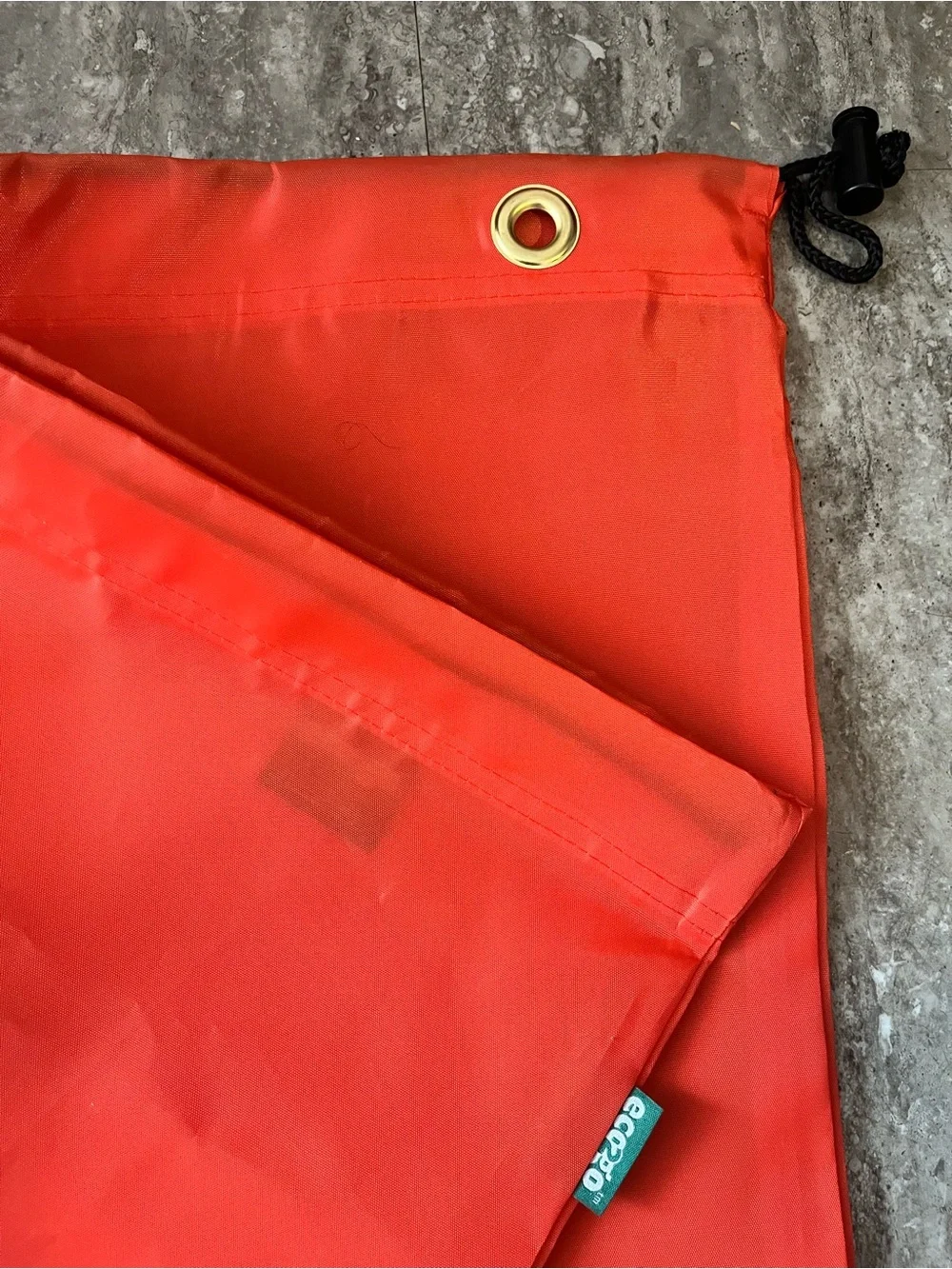 eco2go Bright Orange Drawstring Laundry Bags (3)